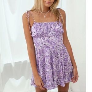 Isabelle’s cannot purple tie dress, never worn
